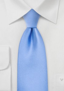  - Krawatte Clip- hellblau einfarbig