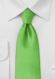  - Mikrofaser-Krawatte XXL monochrom grün