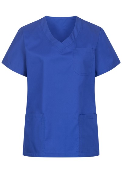 Damen Kasack blau aus Mischgewebe günstig - Damen Kasack blau aus Mischgewebe günstig -