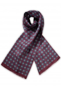  - Krawattenschal (Übergröße) aus Seide mit Muster