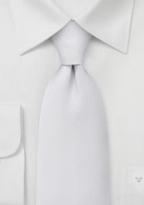  - Anwaltskrawatte Clip Luxury in weiß
