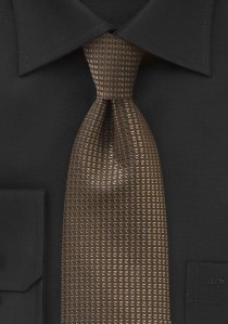  - Krawatte-Waffel-Oberfläche mokkafarben