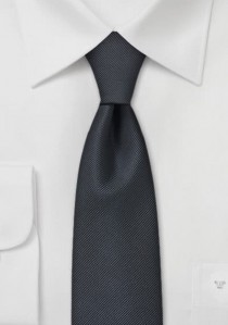  - Krawatte anthrazit schmal