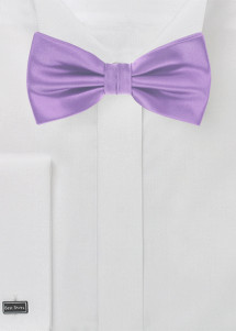 Herrenfliege aus Microfaser in Flieder Satiniert