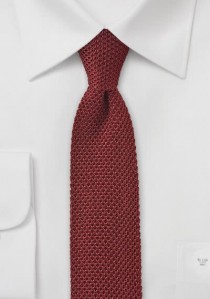  - Seiden-Krawatte gestrickt rostrot