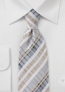 Stylische Krawatte ungewöhnliches Karo-Muster