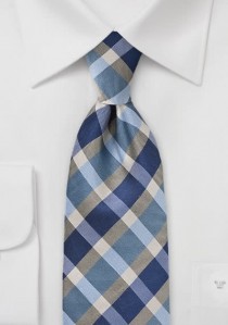 Stylische Krawatte extrovertiertes Karo-Muster