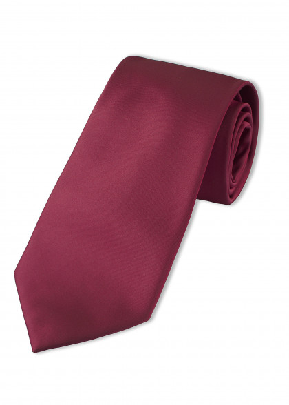 Clipkrawatte für Herren bordeauxfarben – stilvoll und auffällig