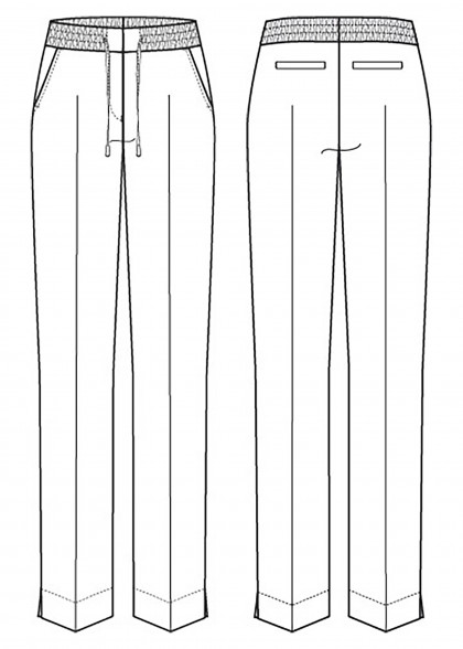 Damen-Joggpants / Casual Style Zeichnung