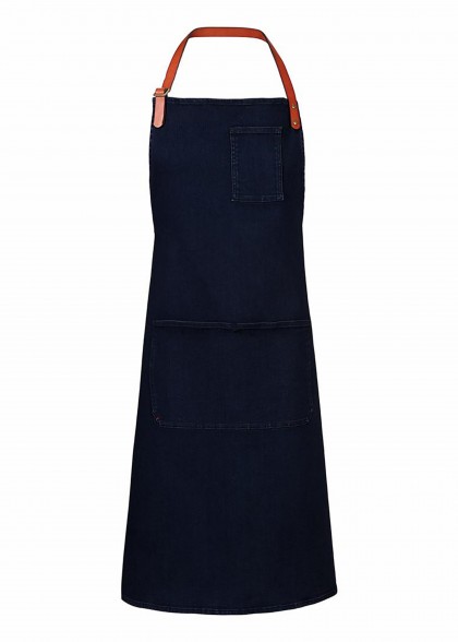Latzschürze (mit Taschen & Stretch) in Navy
