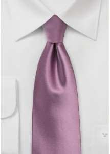 Altrosa Krawatte Herren Mikrofaser einfarbig