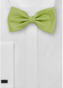 Fliege Kunstfaser Apfelgrün einfarbig