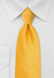  - Clip-Krawatte in gelb
