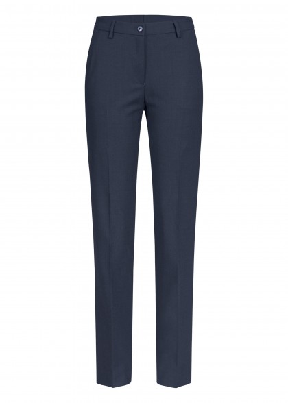 Business Damenhose in Navyblau (Regular Fit) Greiff vorne