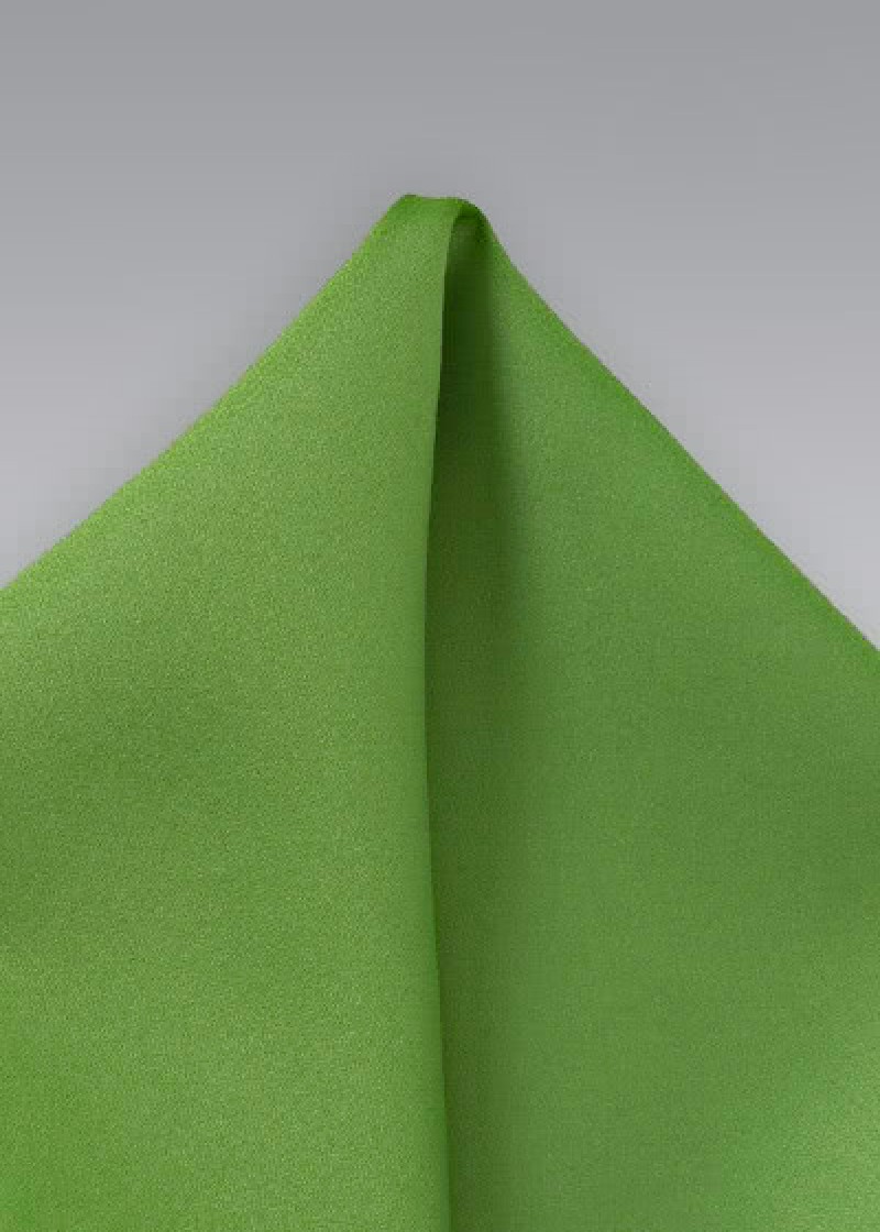 Edles Einstecktuch in Waldgrün