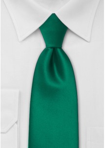 Krawatte Edelgrün Mikrofaser einfarbig