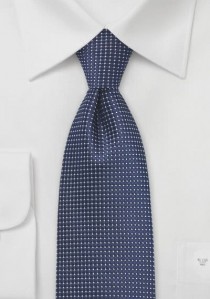  - Clip-Krawatte strukturiert dunkelblau fast