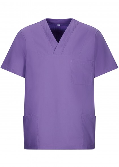 Unisex Schlupfkasack Lila einfarbig Exner Vorderseite