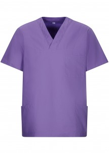 Unisex Schlupfkasack Lila einfarbig Exner Vorderseite