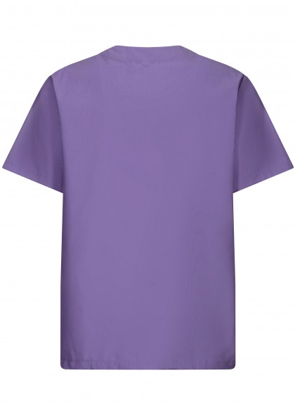 lilafarbener Schlupfkasack Unisex Exner hinten