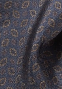 Krawattenschal Embleme dunkelblau