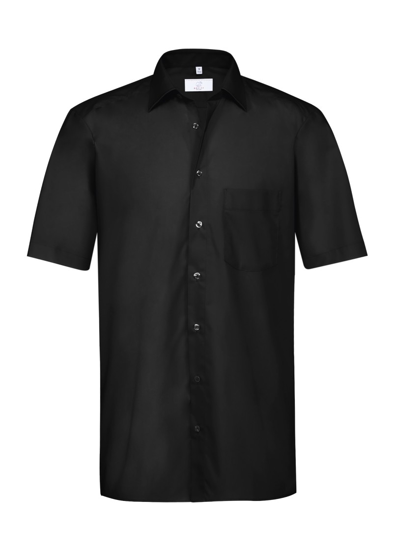 Schwarz Herren-Kurzarmhemd von GREIFF