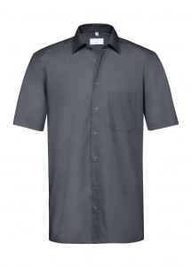 Anthrazit Herren-Kurzarmhemd von GREIFF