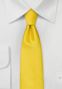  - Schmale Krawatte  gelb