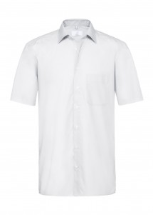 Weiß Herren-Kurzarmhemd GREIFF