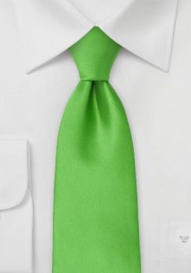  - lange Krawatte unifarben grün