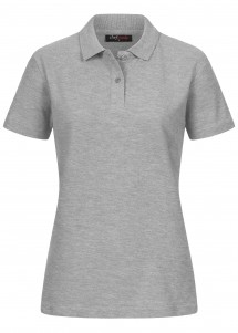 Damen Polohemd "Classic-Style" in hellgrau