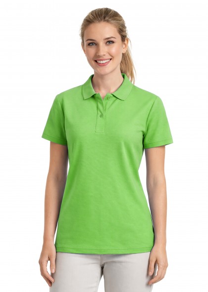grünes Damen Poloshirt chefmade Modelbild