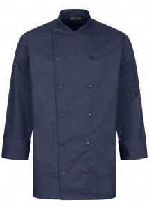 Kochjacke Unisex Vintage Blue chefmade vorne