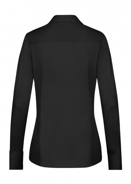 Damenbluse RegularFit in Schwarz von Greiff vorne