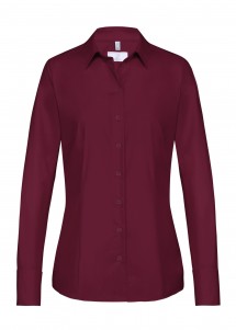 Hemdbluse für Damen in bordeaux (Regular Fit)
