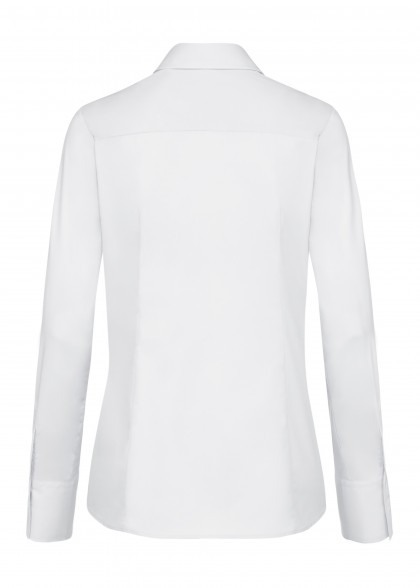 Damen-Bluse in Weiß von Greiff hinten