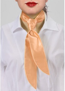 Damenkrawatte Poly-Faser lachs
