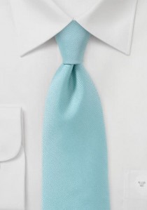  - Krawatte Rippsstruktur aqua
