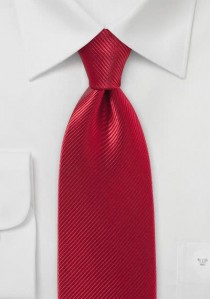  - Krawatte unifarben rot Linien