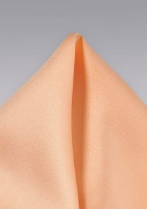 Einstecktuch in apricot Mikrofaser