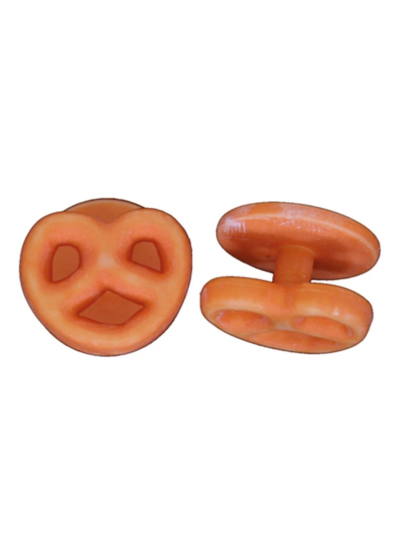 Kochjackenknöpfe Brezel 12er Pack