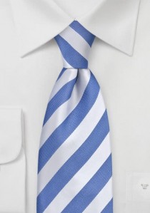  - Clip-Krawatte eisblau/weiß