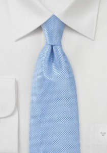  - Krawatte Waffel-Oberfläche hellblau