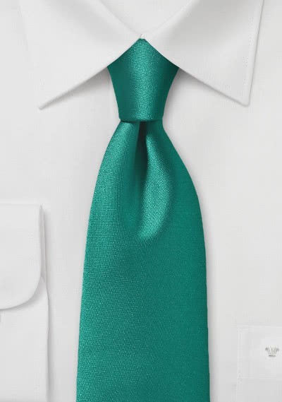 Krawatte italienische Poly-Faser dunkelgrün - 