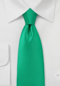 - Krawatte monochrom Kunstfaser türkis
