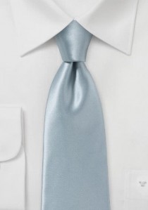  - Krawatte italienische Seide grau einfarbig