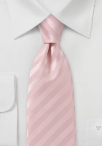  - Streifen-Krawatte rosa