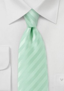  - Linien-Krawatte hellgrün