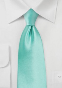  - Stylische Krawatte mint Poly-Faser