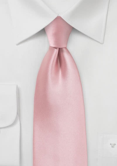 Modische Krawatte rosa Kunstfaser - 